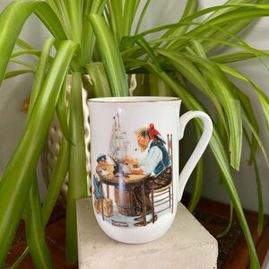 NORMAN ROCKWELL Mug “For a Good Boy” 1986 Museum Collection